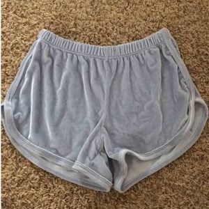 Brandy Melville velvet shorts
